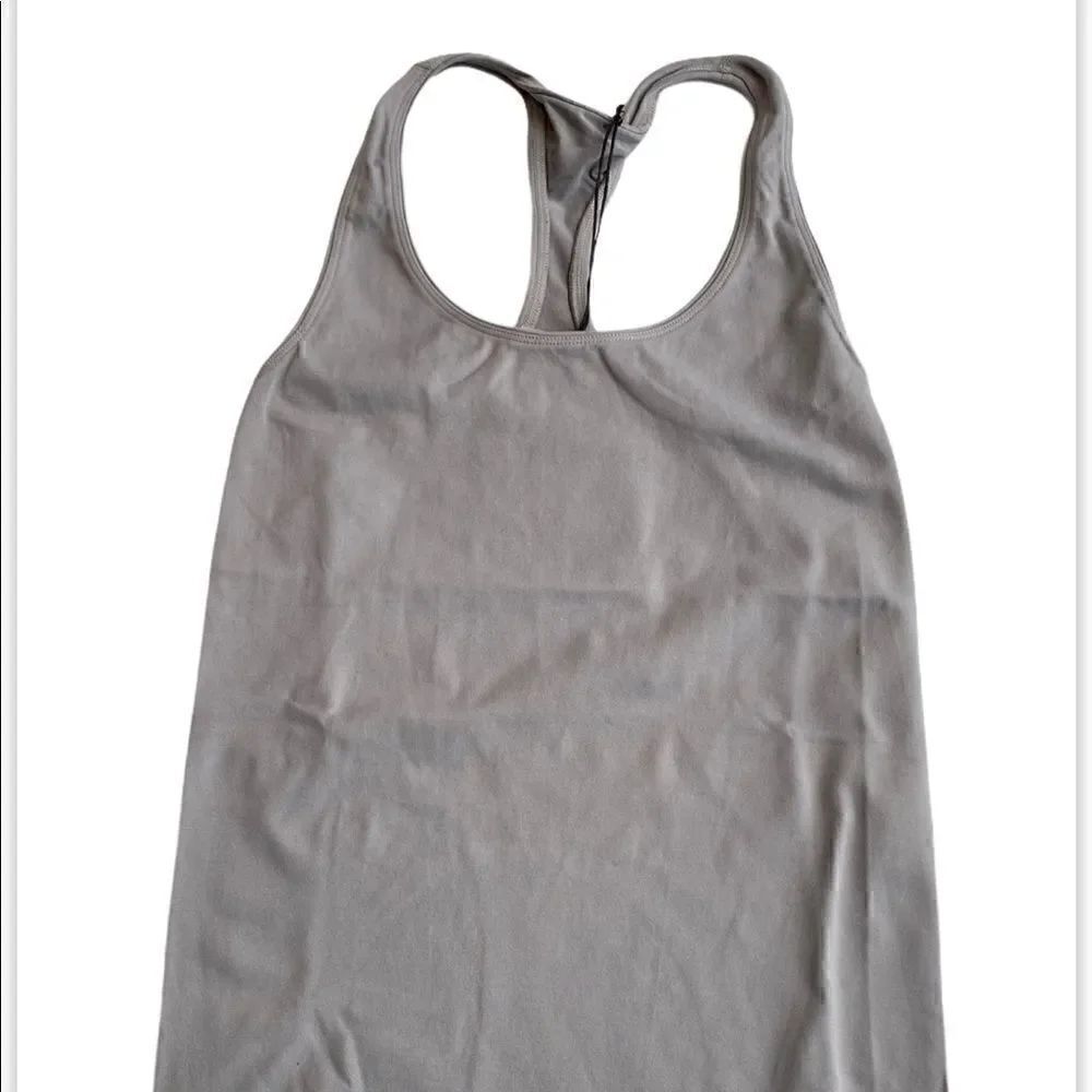 Avocado Activewear Workout Top Tank Beige - Picture 8 of 9